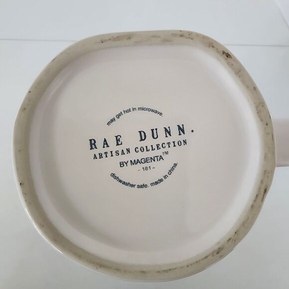 Rae Dunn Artisan collection by Magenta -181- Robin's Egg Mug 20 oz Blue Interior - Picture 2 of 7